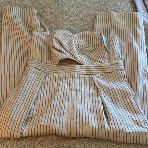 NWT strapless jumpsuit